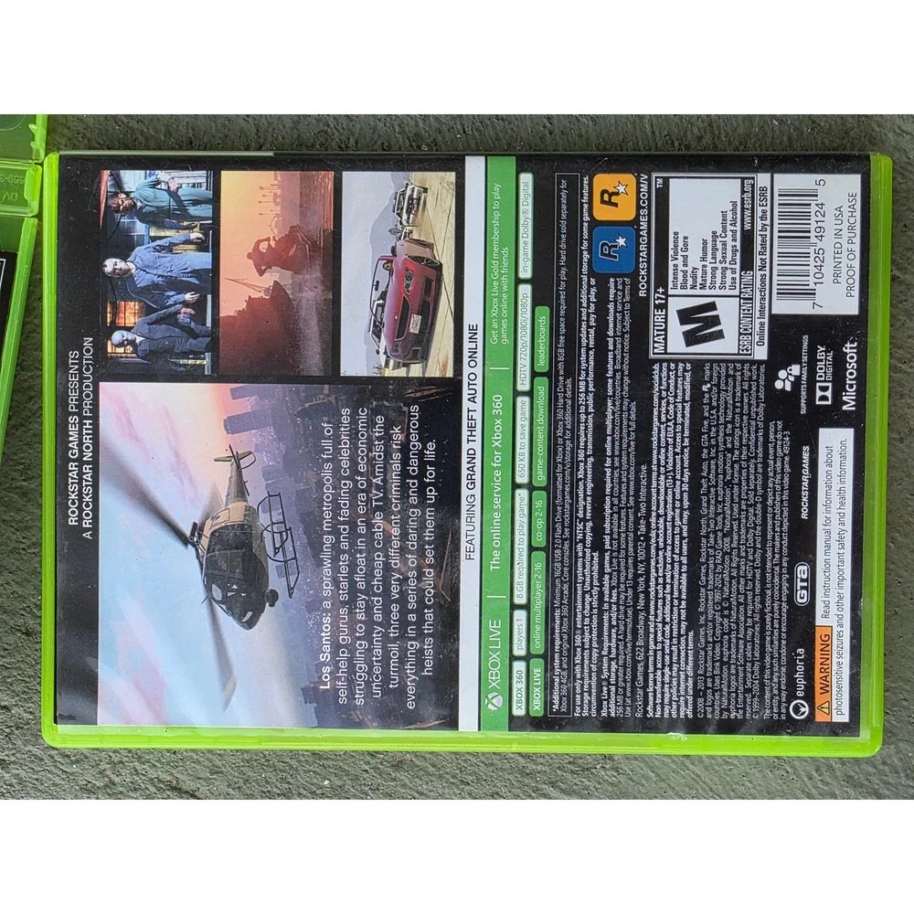Xbox Game Lot GTA V Skyrim Xbox 360 Call of Duty Infinite Warfare Xbox One Bundl